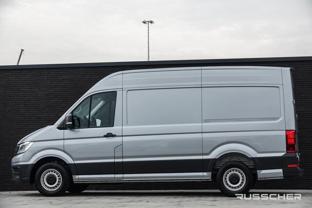 Volkswagen CRAFTER L3H3 | 2.0Tdi 140Pk Aut. | Nieuw Model | Stoel-Stoel | Achteruitrijcamera | LED | 17'' | Oyster Silver