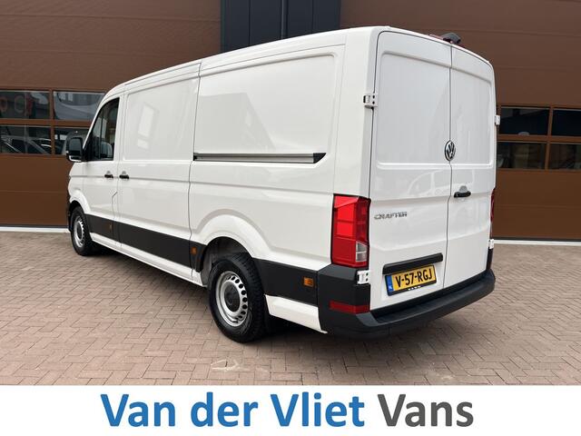 Volkswagen CRAFTER 35 2.0 TDI 141pk E6 L3 Comfortline Lease €422 p/m, Airco, Carplay, Navi, PDC, Bedrijfsinrichting, 2x Schuifdeur. Volledig onderhoudshistorie aanwezig