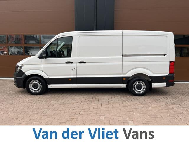 Volkswagen CRAFTER 35 2.0 TDI 141pk E6 L3 Comfortline Lease €422 p/m, Airco, Carplay, Navi, PDC, Bedrijfsinrichting, 2x Schuifdeur. Volledig onderhoudshistorie aanwezig