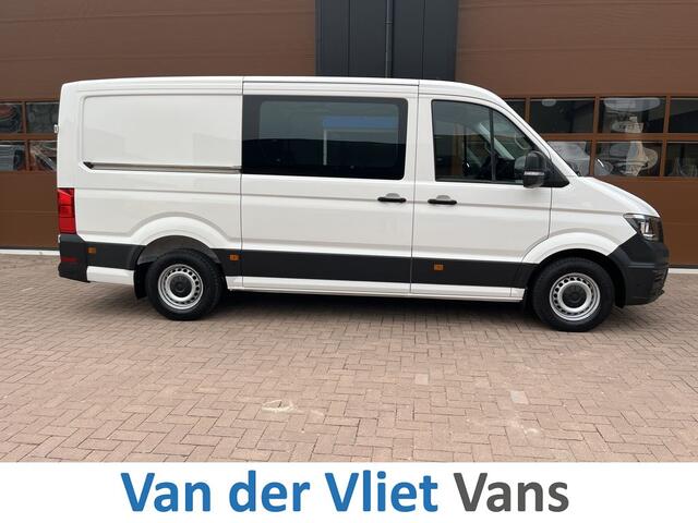Volkswagen CRAFTER 35 2.0 TDI 141pk E6 L3 Comfortline Lease €422 p/m, Airco, Carplay, Navi, PDC, Bedrijfsinrichting, 2x Schuifdeur. Volledig onderhoudshistorie aanwezig