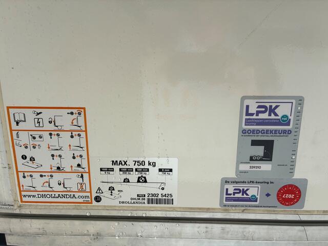 Volkswagen CRAFTER 35 2.0 TDI 140PK 6-hand L4 EL Comfortline EURO VI RWD Karhof laadbak icm Dhollandia laadklep