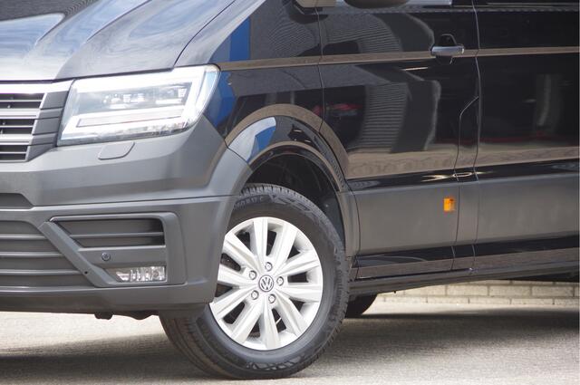 Volkswagen CRAFTER 35 2.0 TDI L3H3(L2H2) 3-ZITS, 177PK AUT. LED, ADAPT. CRUISE, STOELVERWARMING, STUURVERWARMING, VOORRUIT VERWARMING, STANDKACHEL, GEVEERDE ERGO ACTIVE STOEL
