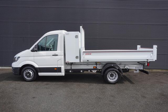 Volkswagen CRAFTER 50 N1 163pk Automaat Dubbellucht Kipper 3500kg Trekgewicht Trekhaak ACC Cruise control Apple Carplay