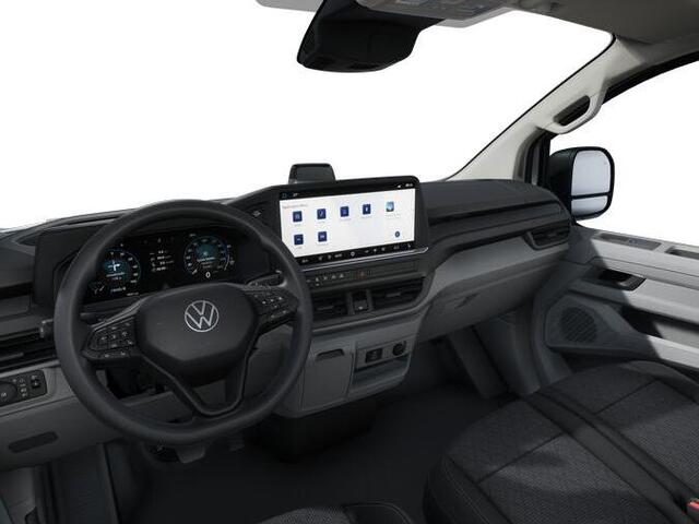 Volkswagen E-Transporter Bedrijfswagens Bestelwagen L1 elektromotor 100 kW (136 pk) 3100 m | Trekhaak | Parkeersensoren achter | Houten laadvloer | Achterdeuren | Zijwandbekleding