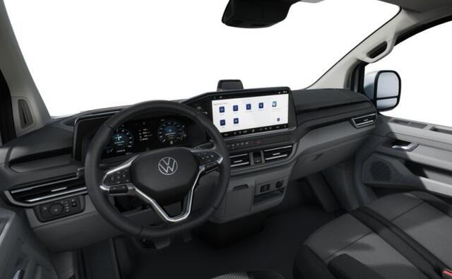 Volkswagen E-Transporter Style L2H1 218 pk, Achterdeuren zonder ruit, Trekhaak, Climatronic, Bijrijdersbank