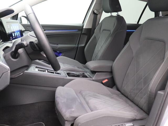 Volkswagen GOLF 1.4 eHybrid Style 204PK DSG Full led, trekhaak, adaptive cruise, stuur-stoelverwarming, keyless, elek. verstelbare voorstoel met massagefunctie, 16" lichtmetaal