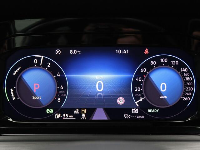 Volkswagen GOLF 1.4 eHybrid Style 204PK DSG Full led, trekhaak, adaptive cruise, stuur-stoelverwarming, keyless, elek. verstelbare voorstoel met massagefunctie, 16" lichtmetaal
