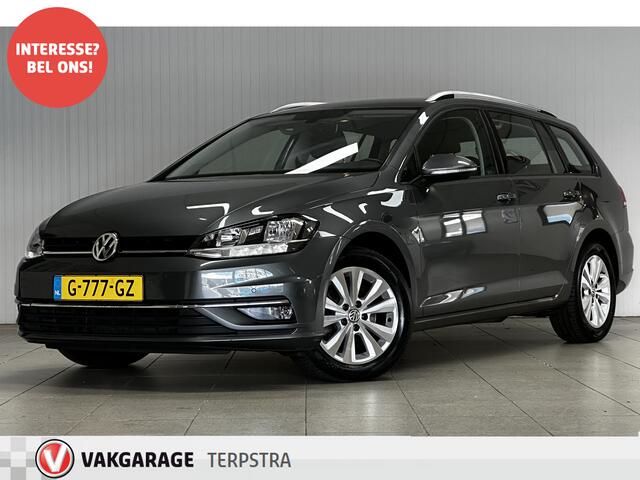 Volkswagen GOLF Variant 1.6 TDI Comfortline Business/ Facelift/ Massage-Stoel/ 16'' LMV/ Navi/ Apple + Android/ DAB+/ Clima/ Adaptive Cruise/ Stoelverw./ Elek. pakket/ Multi. LEDER. Stuur/ Mistl./ PDC V+A/ Dakrails/ LED Dagrijverl.