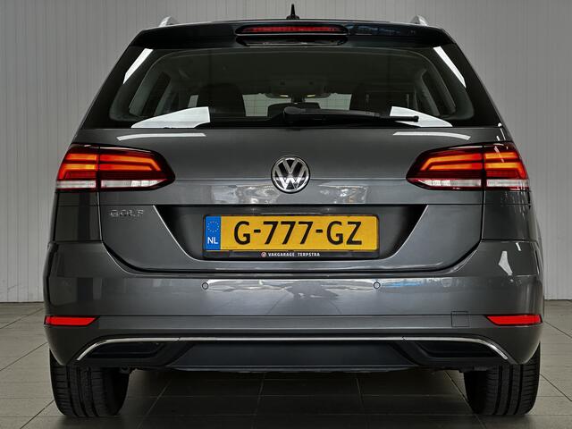 Volkswagen GOLF Variant 1.6 TDI Comfortline Business/ Facelift/ Massage-Stoel/ 16'' LMV/ Navi/ Apple + Android/ DAB+/ Clima/ Adaptive Cruise/ Stoelverw./ Elek. pakket/ Multi. LEDER. Stuur/ Mistl./ PDC V+A/ Dakrails/ LED Dagrijverl.