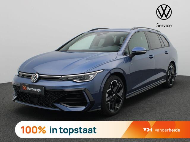 Volkswagen GOLF Variant 1.5 eTSI R-Line 150PK DSG full led, trekhaak, keyless, stuur-stoelverwarming, achteruitrijcamera, adaptive cruise met travel assist, elek. bedienbare achterklep, 18" lichtmetaal