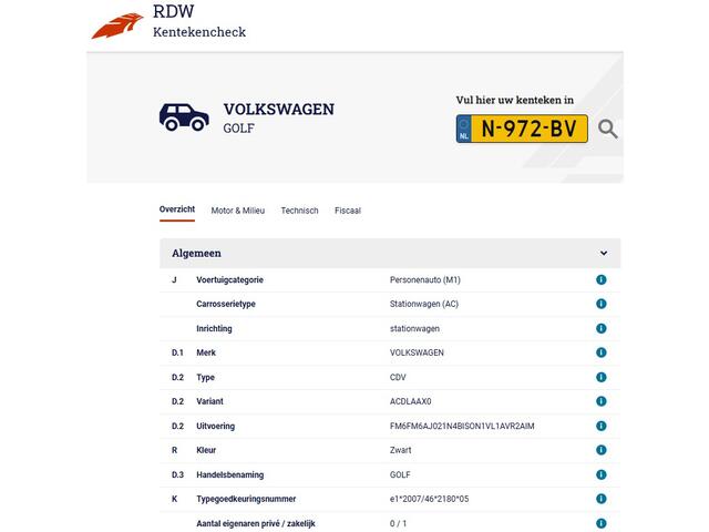 Volkswagen GOLF Variant 1.0 TSI Life (111 PK) 1e-Eig. & Keurig-Onderh. BOVAG-Garantie. NL-Auto.