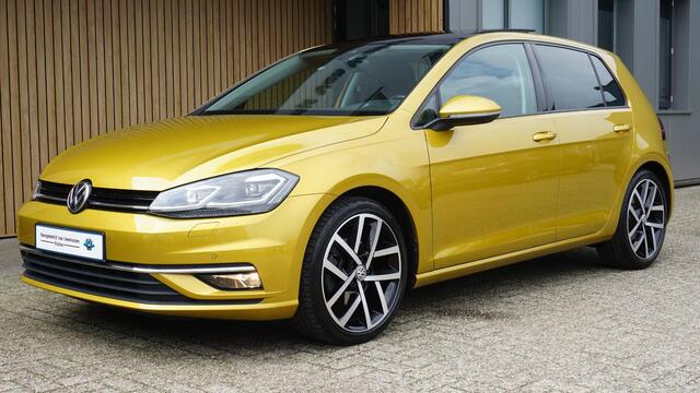 Volkswagen GOLF 7.5 1.4 TSI 150pk DSG 5Drs Highline Pano.Dak Virtual Cockpit LED Drive-Select *Kurkuma Yellow* Zeer Nette Golf! 69059km!