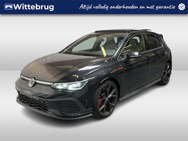 Volkswagen GOLF 2.0 TSI GTI Clubsport / AUTOMAAT/ 300 PK/ PANO/ LEER/ HARMAN KARDON/ ELEKTR STOEL/ STOEL VENTILATIE/ STOEL-STUUR VERWARM./ PARK. SENSOREN + CAMERA/ KEYLESS/ 3-ZONE CLIMA/ 19" LMV/ ADAPT. CRUISE/ RIJ-MODI/ APP-CON