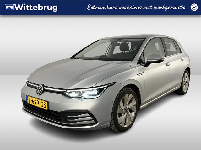 Volkswagen GOLF 1.5 eTSI Style / AUTOMAAT/ PARK.SENSOR.V+A/ CAMERA/ MEMORY SEAT+MASSAGE/ STUUR+STOEL VERWARM./ APP-CONNECT/ ACC/ DODE HOEK/ KEYLESS/ DIGITAL DASH/ DAB/ NAVI/ CLIMA/ LED/ ISOFIX/ 17'' LMV