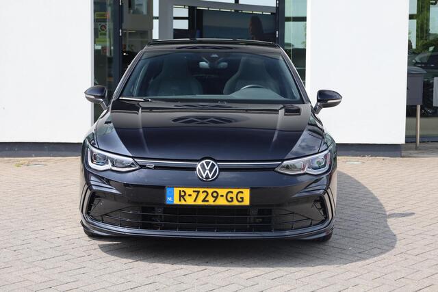 Volkswagen GOLF 1.5 eTSI R-Line Business+ panoramadak, 18" LMV Bakersfield, LED matrix, navigatie, stoelverwarming, side assist, ACC, spiegel pakket, stuurwielverwarming, privacy glas.