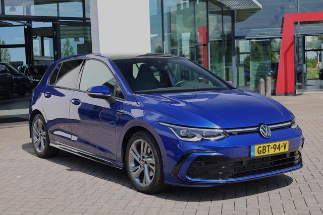 Volkswagen GOLF 1.5 eTSI R-Line Business 150PK / 110kW DSG, LED Matrix (IQ.Lights), dynamische grootlichtassistent (dynamic light assist), panoramadak, verwarmbare voorstoelen, verwarmbaar multifunctioneel lederen stuurwiel, adaptieve cruise control (acc), achteruitrijca