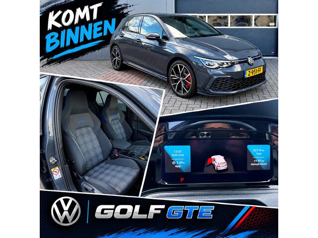 Volkswagen GOLF 1.4 eHybrid 245pk GTE ,SOH 91%. ACC, PDC, Virtual cockpit,Navi, DAB+ , Carplay , etc .