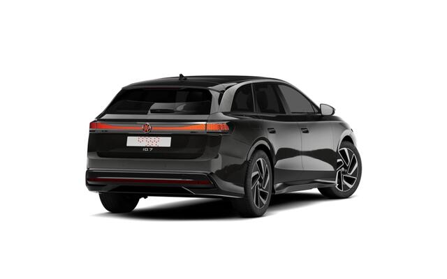 Volkswagen ID ID.7 Tourer 77 kWh Elektromotor 286 1AT Pro Business | Achterbank in ongelijke delen neerklapbaar incl. middenarmsteun en doorlaadmogelijkheid | Afstandscontrolesysteem (Front Assist), met voetgangers- en fietsersherkenning | Automatische afstandsregeling