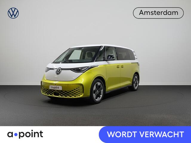 Volkswagen ID. Buzz Pro 86 kWh LWB 7p. 286 pk | Navigatie | Panoramadak | Trekhaak (wegklapbaar) | Parkeersensoren (Park assist) | Rondomzicht camera | Elektr. schuifdeuren | Stoelverwarming |