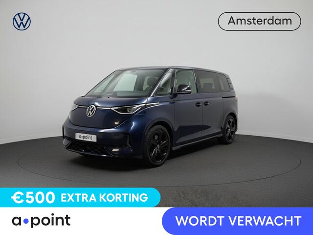 Volkswagen ID. Buzz GTX 86 kWh LWB 7p. 340 pk | Verlengde garantie | Navigatie | Trekhaak (wegklapbaar) | Parkeersensoren (Park assist) | Achteruitrijcamera | Stoelverwarming v/a |