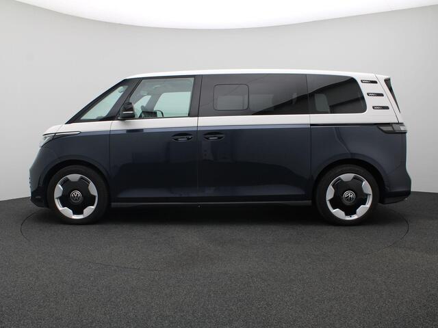 Volkswagen ID. Buzz Pro 86 kWh LWB 7p. 286PK Aut. SOH 99,43%, Warmtepomp, Elektrische deuren, Achteruitrijcamera, Keyless, Stuurverwarming, Adaptieve Cruise Control, 20" LM Velgen, Navi via Apple Carplay/Android Auto