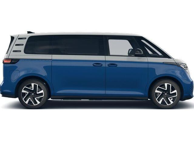 Volkswagen ID. Buzz Bedrijfswagens Pro Bulli Limited Elektromotor 210 kW (286 pk) 323 | 7-zits | Trekhaak | Schuifdeuren met sluithulp | IQ Lights | 20 inch 'Solna' velgen |Seaqual bekleding |