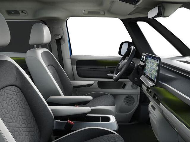 Volkswagen ID. Buzz Bedrijfswagens Pro Bulli Limited Elektromotor 210 kW (286 pk) 323 | 7-zits | Trekhaak | Schuifdeuren met sluithulp | IQ Lights | 20 inch 'Solna' velgen |Seaqual bekleding |