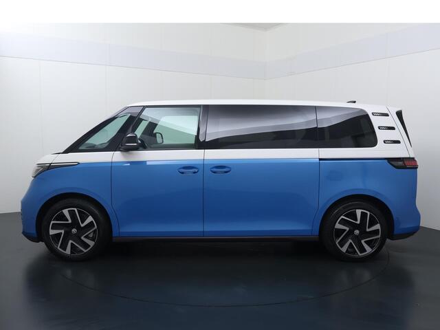 Volkswagen ID. Buzz Bedrijfswagens Pro Bulli Limited Elektromotor 210 kW (286 pk) | 7-zits | Trekhaak | Schuifdeuren met sluithulp | IQ Lights | LM 20 inch 'Solna' velgen | Comfort Plus pakket | Design Pakket | Open& Close Pakket |