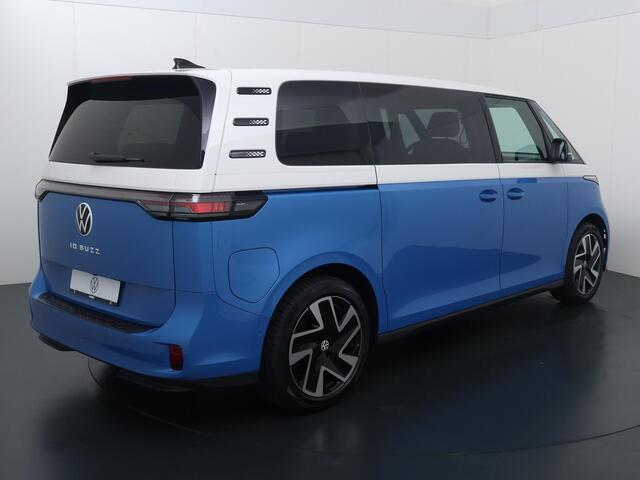 Volkswagen ID. Buzz Bedrijfswagens Pro Bulli Limited Elektromotor 210 kW (286 pk) | 7-zits | Trekhaak | Schuifdeuren met sluithulp | IQ Lights | LM 20 inch 'Solna' velgen | Comfort Plus pakket | Design Pakket | Open& Close Pakket |