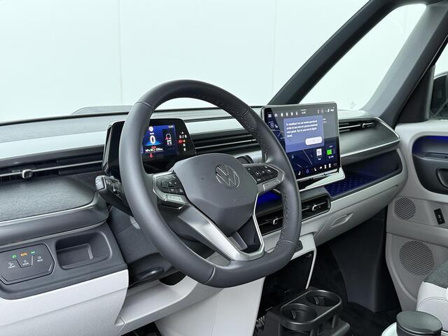 Volkswagen ID. Buzz Bedrijfswagens Pro Bulli Limited Elektromotor 210 kW (286 pk) | 7-zits | Trekhaak | Schuifdeuren met sluithulp | IQ Lights | LM 20 inch 'Solna' velgen | Comfort Plus pakket | Design Pakket | Open& Close Pakket |