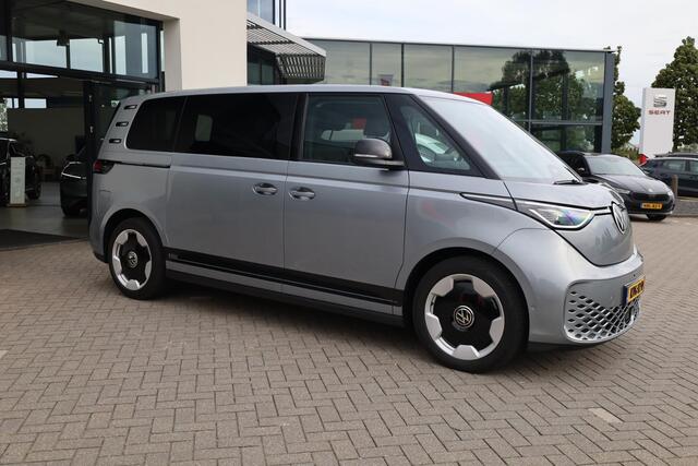 Volkswagen ID. Buzz Pro Bulli 86 kWh LWB 7p. Harman & Kardon 7p head up 3 zone clima area view LED matrix Bulli Edition 20" LMV elektrische achterklep sluithulp schuifdeuren