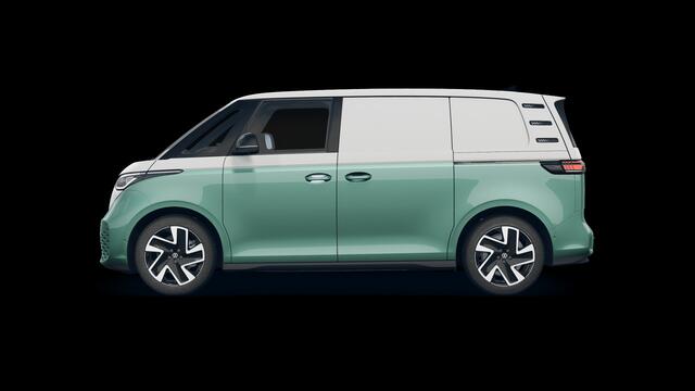 Volkswagen ID. Buzz Cargo Bedrijfswagens Anniversary Edition Elektromotor 250 kW (340 pk) | Elektrische schuifdeur links en rechts | Open en close plus pakket | DAB+ | Achteruitrijcamera | Achterlichten LED |