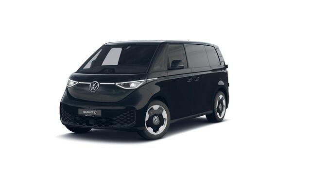 Volkswagen ID. Buzz Cargo Bedrijfswagens Anniversary Edition Elektromotor 250 kW (340 pk) | Schuifdeur links | Open en close pakket | DAB+ | Achteruitrijcamera | Achterdeuren | Velgen 'Stockton', 20 inch lichtmetaal |