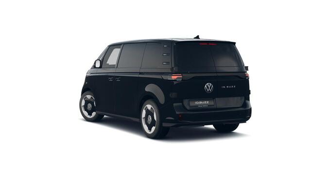 Volkswagen ID. Buzz Cargo Bedrijfswagens Anniversary Edition Elektromotor 250 kW (340 pk) | Schuifdeur links | Open en close pakket | DAB+ | Achteruitrijcamera | Achterdeuren | Velgen 'Stockton', 20 inch lichtmetaal |