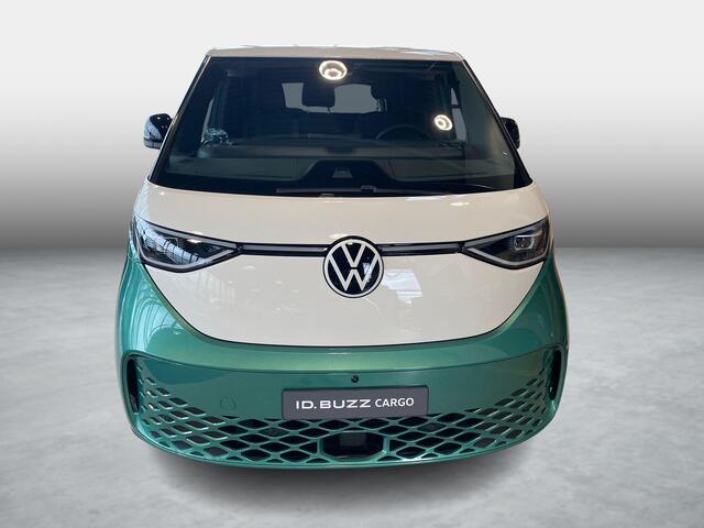 Volkswagen ID. Buzz Cargo Bedrijfswagens Anniversary Edition Elektromotor 4M 250kW (340 pk) | 4 Motion | Elektrische schuifdeur links en rechts | Open en close plus pakket | DAB+ | Achteruitrijcamera | Achterlichten LED |
