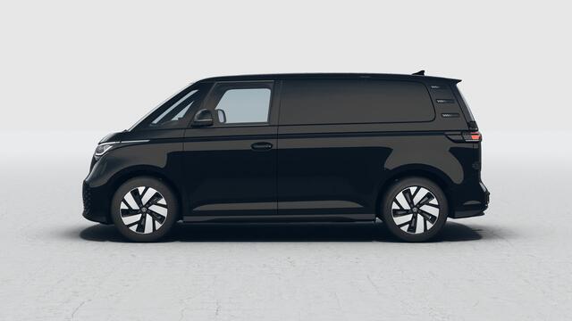 Volkswagen ID. Buzz Cargo Bedrijfswagens Bulli edition 210 kW (286 pk) Elektromotor | Multimedia pakket plus | 360 graden camera | Open & Close pakket | Verwarmbaar stuurwiel | Verlichte strip tussen koplampen inclusief verlichte handgrepen |