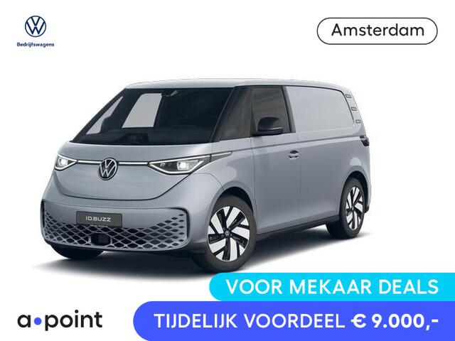 Volkswagen ID. Buzz Cargo Bedrijfswagens Bulli edition 79 kWh Bulli Edition | Camera | Achterdeuren | App Connect Draadloos | Alarm Klasse 3 | DAB+ |
