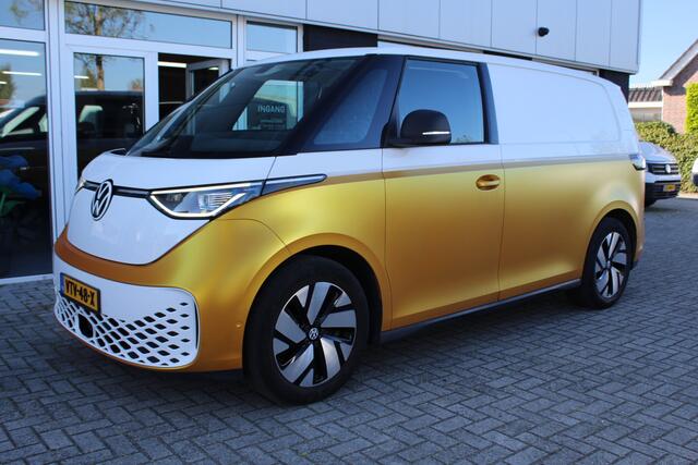 Volkswagen ID. Buzz Cargo 150KW -- 77 kWh acccu WLTP 418KM ? SoH 99,4% ? 3-zits ? navigatie ? lm velgen
