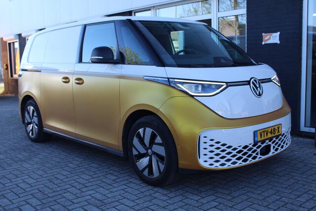 Volkswagen ID. Buzz Cargo 150KW -- 77 kWh acccu WLTP 418KM ? SoH 99,4% ? 3-zits ? navigatie ? lm velgen