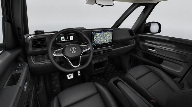 Volkswagen ID. Buzz Cargo 4MOTION Limited Edition 79 kWh "Black Edition" | Trekhaak | 2x Schuifdeur incl. sluithulp | Sidebars | Leder interieur | 20" inch "Solna" | Achterdeuren |