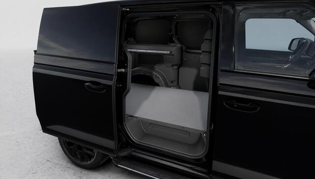 Volkswagen ID. Buzz Cargo 4MOTION Limited Edition 79 kWh "Black Edition" | Trekhaak | 2x Schuifdeur incl. sluithulp | Sidebars | Leder interieur | 20" inch "Solna" | Achterdeuren |