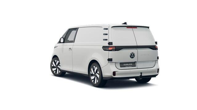 Volkswagen ID. Buzz Cargo Bulli Limited Edition 286pk 79 kWh | Camera | Achterdeuren | Trekhaak | Alarm | Verwarmd stuur | 2x stoel met armleggers | Bindrails in laadruimte | > Netto-ACTIE-Prijs; bij koop of lease via HK / excl. kosten rijklaarmaken <