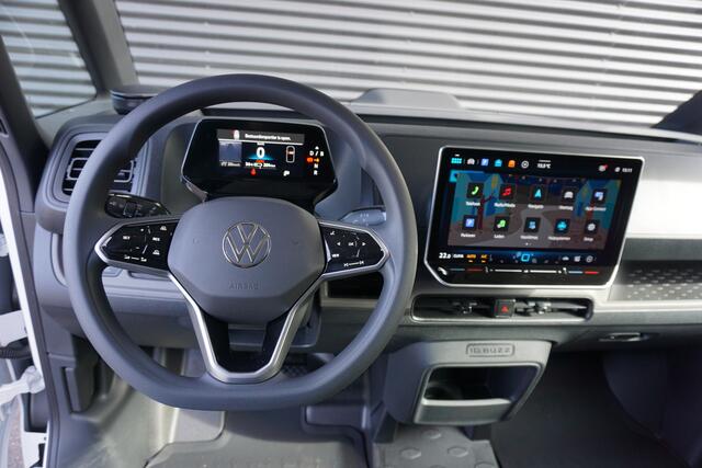 Volkswagen ID. Buzz Cargo 79kWh Accu 286 PK Achterdeuren 3-Zits Camera ACC Trekhaak Cruise Standkachel Apple Carplay