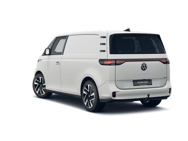 Volkswagen ID. Buzz Cargo Bedrijfswagens Bulli Limited Signature Edition 79kWh 340pk 4M 737745 · ECO-lederen bekleding · 20" LM velgen · Voor en achter spoiler · Zwarte grill ·