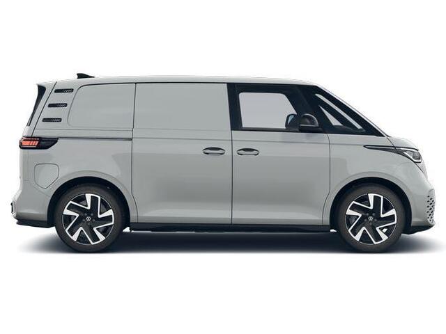 Volkswagen ID. Buzz Cargo Bedrijfswagens Bulli Limited Signature Edition 79kWh 340pk 4M 737745 · ECO-lederen bekleding · 20" LM velgen · Voor en achter spoiler · Zwarte grill ·