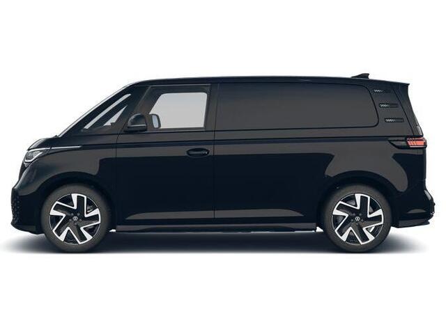 Volkswagen ID. Buzz Cargo Bedrijfswagens Bulli Limited Signature Edition 79kWh 340pk 4M 737746 · ECO-lederen bekleding · 20" LM velgen · Voor en achter spoiler · Zwarte grill ·
