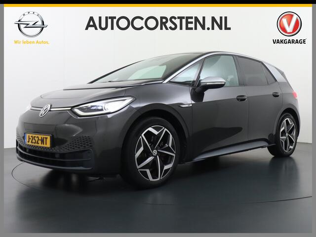 Volkswagen ID.3 58kWh 204PK 1st. First Plus Navi-Pro 19" Camera Trekhaak Apple Carplay Android Auto Matrix-LED Stoel-Stuurverwarming Adapt.Cruise Control Pdc Dab Keyless Lmv Bluetooth Regensensor Rijstrooksensor Verkeersbord detectie Wifi Origineel Nederlandse Auto Nieuw
