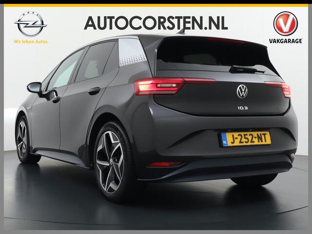 Volkswagen ID.3 58kWh 204PK 1st. First Plus Navi-Pro 19" Camera Trekhaak Apple Carplay Android Auto Matrix-LED Stoel-Stuurverwarming Adapt.Cruise Control Pdc Dab Keyless Lmv Bluetooth Regensensor Rijstrooksensor Verkeersbord detectie Wifi Origineel Nederlandse Auto Nieuw