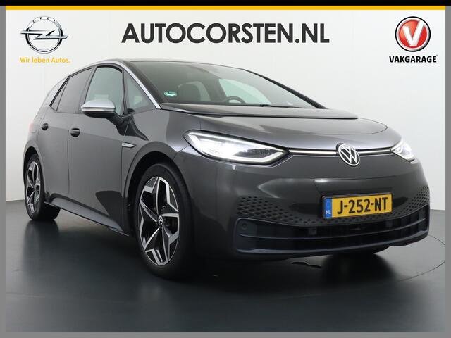 Volkswagen ID.3 58kWh 204PK 1st. First Plus Navi-Pro 19" Camera Trekhaak Apple Carplay Android Auto Matrix-LED Stoel-Stuurverwarming Adapt.Cruise Control Pdc Dab Keyless Lmv Bluetooth Regensensor Rijstrooksensor Verkeersbord detectie Wifi Origineel Nederlandse Auto Nieuw