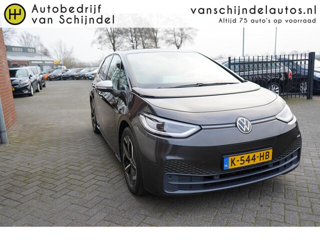 Volkswagen ID.3 FIRST PLUS 58KWH DEC 2020 ORIGINEEL NEDERLANDS MATRIXX LED CAMERA STOELVERWARMING ANDROID-APPLECARPLAY NAVI ADAPTIEVE CRUISE 19INCH KEYLESS CLIMA PDC V+A ENZ...